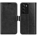 For Realme C71 4G R64 Texture Horizontal Flip Leather Phone Case(Black)