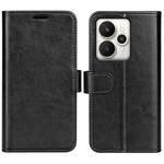 For Realme 15 5G / 15 Pro 5G R64 Texture Horizontal Flip Leather Phone Case(Black)