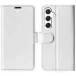 For Samsung Galaxy S24 5G R64 Texture Horizontal Flip Leather Phone Case(White)