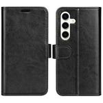 For Samsung Galaxy S24+ 5G R64 Texture Horizontal Flip Leather Phone Case(Black)