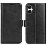 For Samsung Galaxy A06 5G R64 Texture Horizontal Flip Leather Phone Case(Black)