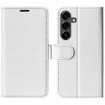 For Samsung Galaxy S25 FE 5G R64 Texture Horizontal Flip Leather Phone Case(White)
