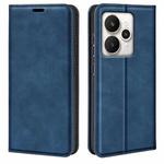 For Realme 15 5G / 15 Pro 5G Retro-skin Magnetic Suction Leather Phone Case(Dark Blue)