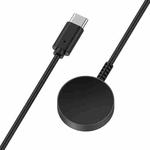 For Samsung Galaxy Watch Ultra 47mm Type-C Port Magnetic Metal Watch Charger(Black)