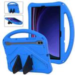 For Samsung Galaxy Tab S9 EVA Shockproof Tablet Case with Holder(Blue)