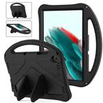 For Samsung Galaxy Tab A9+ EVA Shockproof Tablet Case with Holder(Black)