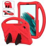 For Samsung Galaxy Tab A9 8.0 2023 EVA Shockproof Tablet Case with Holder(Red)