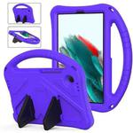 For Samsung Galaxy Tab A9 8.0 2023 EVA Shockproof Tablet Case with Holder(Purple)