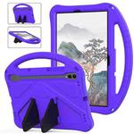 For Samsung Galaxy Tab S10 EVA Shockproof Tablet Case with Holder(Purple)