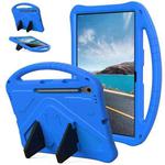 For Samsung Galaxy Tab S10 FE+ EVA Shockproof Tablet Case with Holder(Blue)