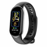 M8 1.14 inch IP68 Waterproof Color Screen Smart Watch,Support  Heart Rate / Blood Pressure / Blood Oxygen / Blood Sugar Monitoring(Black)