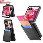 For Motorola Razr 60 Ultra Litchi Texture Leather Ring Wallet Phone Case(Black)