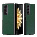 For Honor Magic V2 Litchi Leather All Inclusive Shockproof Phone Case(Green)