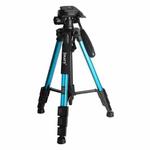 JMARY KP2234 Telescopic Aluminum Alloy SLR Camera Phone Live Streaming  Photography Tripod(Blue)