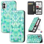 For Nothing Phone 2 CaseNeo Colorful Magnetic Leather Phone Case(Emeralds)
