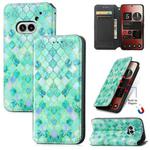 For Nothing Phone 2a CaseNeo Colorful Magnetic Leather Phone Case(Emeralds)