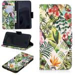 3D Colored Drawing Pattern Horizontal Flip Leather Case for Samsung Galaxy S9 Plus, with Holder & Card Slots & Wallet(Banana Leaf)