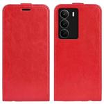 For Realme C71 4G R64 Texture Single Vertical Flip Leather Phone Case(Red)