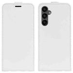 For Samsung Galaxy A15 R64 Texture Vertical Flip Leather Phone Case(White)