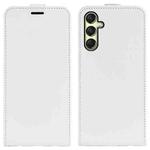 For Samsung Galaxy A16 5G R64 Texture Vertical Flip Leather Phone Case(White)