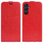 For Samsung Galaxy A26 5G R64 Texture Vertical Flip Leather Phone Case(Red)