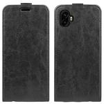 For Samsung Galaxy Xcover 7 Pro R64 Texture Vertical Flip Leather Phone Case(Black)
