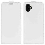 For Samsung Galaxy Xcover 7 Pro R64 Texture Vertical Flip Leather Phone Case(White)