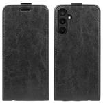 For Samsung Galaxy M16 / F16 R64 Texture Vertical Flip Leather Phone Case(Black)