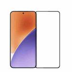For Xiaomi 15 MOFI 9H 2.5D Full Screen Tempered Glass Film(Black)