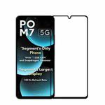 For Xiaomi Poco M7  PINWUYO 9H 2.5D Full Screen Tempered Glass Film(Black)