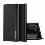 For Xiaomi Poco X7 Pro Side Electroplated Adsorption Leather Phone Case(Black)