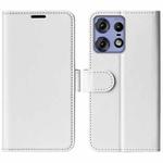 For Motolora Edge 50 Pro R64 Texture Horizontal Flip Leather Phone Case(White)