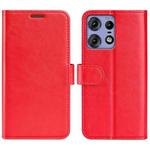 For Motolora Edge 50 Pro R64 Texture Horizontal Flip Leather Phone Case(Red)