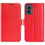 For Motorola Moto G Power 5G 2024 R64 Texture Horizontal Flip Leather Phone Case(Red)