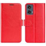 For Motorola Edge 50 Fusion R64 Texture Horizontal Flip Leather Phone Case(Red)