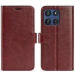 For Motorola Moto G Stylus 5G 2025 R64 Texture Horizontal Flip Leather Phone Case(Brown)