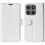 For Motorola Edge 60 Pro R64 Texture Horizontal Flip Leather Phone Case(White)