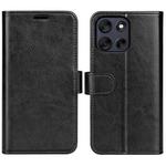 For Motorola Moto G56 5G / G66Y / G66J  R64 Texture Horizontal Flip Leather Phone Case(Black)