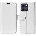 For Motorola Moto G86 5G R64 Texture Horizontal Flip Leather Phone Case(White)