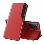 For Xiaomi Redmi Note 12S Attraction Flip Holder Leather Phone Case(Red)