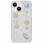 For iPhone 16 Plus Cosmic Star Glitter Epoxy TPU Phone Case(Transparent)