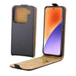 For Xiaomi 15 Vertical Flip Leather Phone Case with Card Slot(Black)