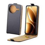 For Redmi K80 5G Vertical Flip Leather Phone Case with Card Slot(Black)