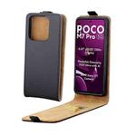 For Xiaomi Poco M7 Pro 5G Vertical Flip Leather Phone Case with Card Slot(Black)