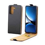 For Redmi Turbo 4 Vertical Flip Leather Phone Case with Card Slot(Black)
