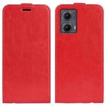 For Motorola Edge 5G 2024 R64 Texture Single Vertical Flip Leather Phone Case(Red)