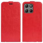 For Motorola Moto G15 R64 Texture Single Vertical Flip Leather Phone Case(Red)