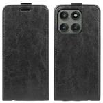 For Motorola Edge 60 Pro R64 Texture Single Vertical Flip Leather Phone Case(Black)