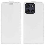 For Motorola Moto G56 5G / G66Y R64 Texture Single Vertical Flip Leather Phone Case(White)