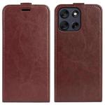 For Motorola Moto G56 5G / G66Y R64 Texture Single Vertical Flip Leather Phone Case(Brown)